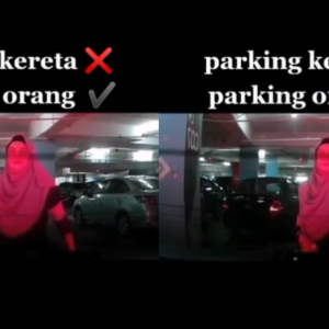 Wanita Degil Cop Parkir Terima Padah Akhirnya Dikecam Netizen