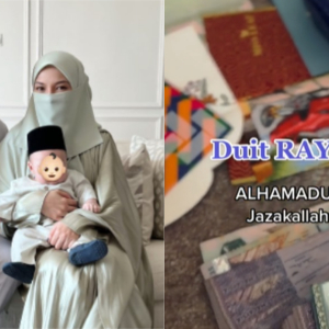 Video Kira Duit, Neelofa Syukur Bilal Dapat Duit Raya Lebih RM14 Ribu