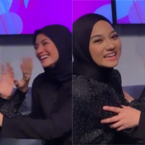 Neelofa Bermesra Sambil Betulkan Tudung Fazura? Ingatkan Musuh Tradisi Dah Berbaik!