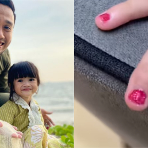 "Kecil-Kecil Dah Diajar Buat Benda Haram!"-Fizi Ali Dihentam Bawa Anak Buat Manicure, Warnakan Kuku Merah Berkilat