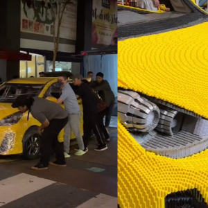 Ramai Kagum Melihat Kereta Perodua Myvi Diperbuat Daripada LEGO!