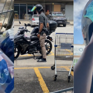 "Sekali Keluar, 5 Plastik Besar" - Naik Motor Ke Kedai, Suami Pening Isteri Borong Satu Troli