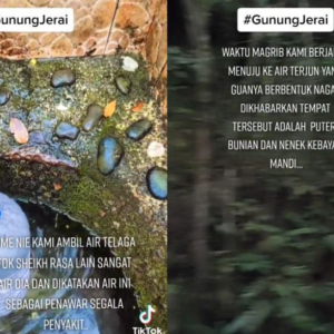 "Air Telaga Penawar Penyakit,"- Lelaki Dakwa Jumpa Gua Bentuk Naga, Naik Tangga Bunian Di Gunung Jerai