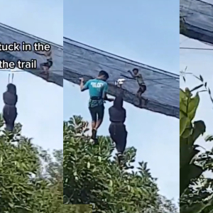 Macam Dr Strange! Ramai Kagum Tengok Hero Ini Selamatkan Gadis Tersangkut Flying Fox