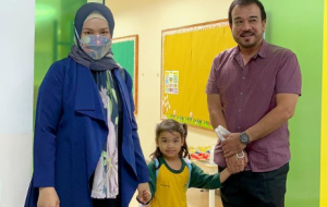 Siti Nurhaliza Sebak, Nak Menangis Aafiyah Masuk Sekolah