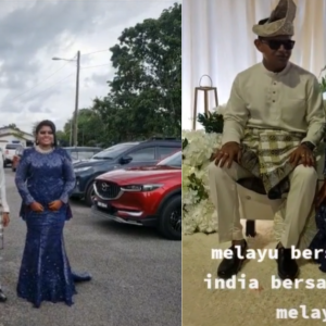 "Unik Dan Istimewa, Itulah Malaysia" – Pasangan India Bersanding Ikut Adat Melayu