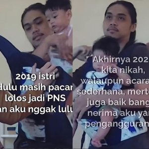 Bini Dapat Kerja Kerajaan, Suami Rela Jaga Anak Di Rumah