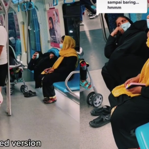 Macam Rumah Sendiri Acik Ni Baring Dalam MRT