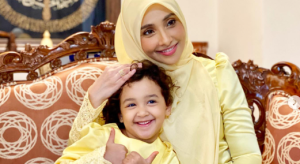 "Thank You Daddy Datang Tengok,"- Hubungan Lufya Omar Dan Anak Dengan Bekas Suami Kembali Baik