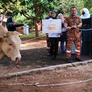 Neelofa Dan Haris Ismail Korban 15 Ekor Lembu