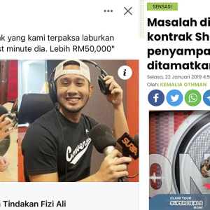 'Dulu Saya, Sekarang Fizi' - Shahrol Shiro Dakwa Suria FM Tak Profesional