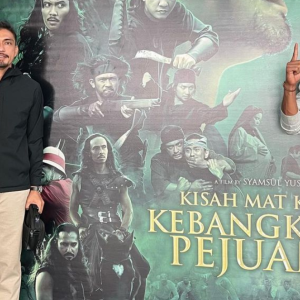 Adi, Johan Tiba Di Jakarta Untuk Promosi Filem Mat Kilau