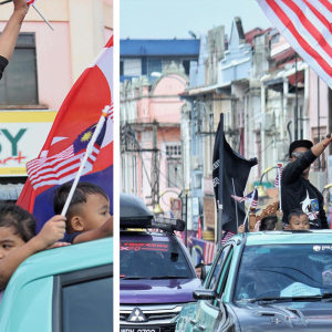 Achey Teruja Bawa Anak, Anak Saudara Sertai Perarakan