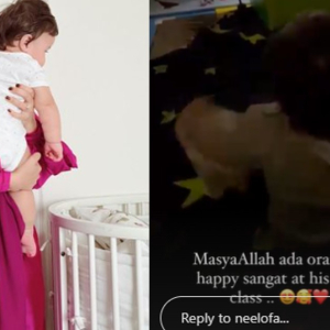 "Masyaallah Ada Orang Tu Happy Sangat," Neelofa Kongsi Video Bilal Tak Duduk Diam Pertama Kali Masuk Kelas