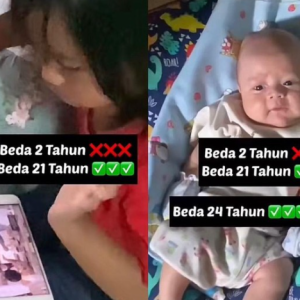 Jarak Umur Dengan Adik Sejauh 24 Tahun- Lelaki Pasrah, Anggap Latihan Sebelum Bergelar Ayah