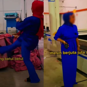 Tendang Bakul Kain, Terjerit-Jerit Marah Pekerja Dalam Kilang- Bos Wanita Dimaki Buat Marketing Sampah!