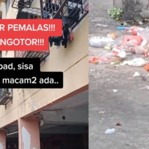 "Perangai Orang Duduk Flat Memang Macam Ni,"- Jijik, Selamba Buang Lampin Dan Tuala Wanita Dari Tingkat Atas