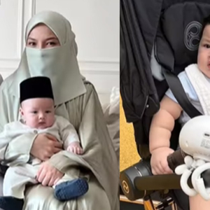 Neelofa Teruja Bilal Dah Cecah 11.5 Kg, Umur 9 Bulan Dah Mula Berjalan Tapi Kena Pegang