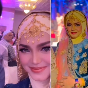 'Masak Betul Bawa Baju 5kg Merata' - Tokti Pakai Lehenga Kalah Artis Bollywood