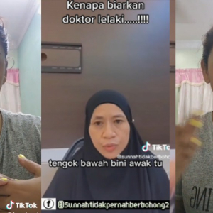 “Ingat Depa Hadap Ke Nak Tengok Miss V” – Doktor Bidas Ustazah Kata Suami Dayus Benarkan Doktor Lelaki Sambut Anak