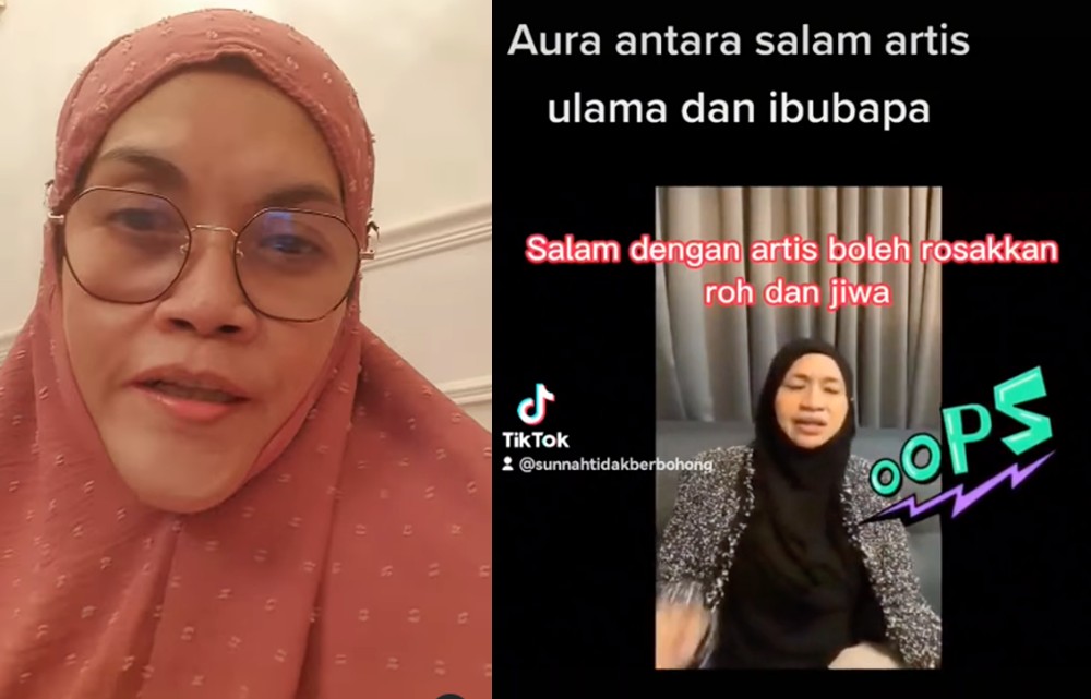 Bersalam Dengan Artis Boleh Hilang ‘roh Ustazah Hina Kami Aishah