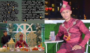 Pengantin Lelaki Bersanding Dan Makan Beradab Seorang Diri, Isteri Masuk Wad