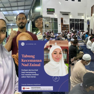 Fasha Sandha & Rakan Selebriti Adakan Solat Hajat, Lancar Tabung Khas Buat Nad Zainal