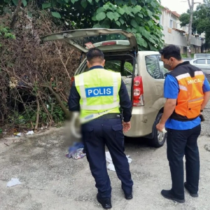 Mayat Lelaki Dalam Kereta Depan Kedai Cuci Kenderaan