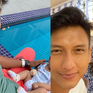 Ahya Rosli Pun Sorok Muka Anak, Takut Kena Ain Juga Ke?