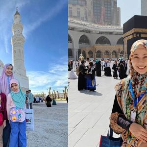 "SubhanAllah Dapat Merasa Pengalaman Hujan Batu Ais Di Tanah Suci Makkah" Irma Hasmie Dan Keluarga Tunai Umrah