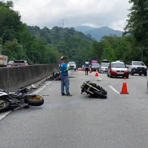 Lebuhraya Karak Sesak, Kemalangan Lima Superbike