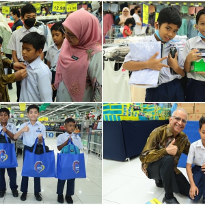 400 Murid B40 Dapat Sumbang Kelengkapan Sekolah Dari Mydin