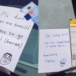 "Tolong Jangan Saman Bos, Saya Perlu Pergi Berak," Lelaki Parkir Kereta Suka Hati, Cuba Rasuah Pihak Berkuasa RM1