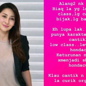 ‘Penyondol Mana Ada Yang Cantik, Low Class, Level ‘Bohsia’ Je..’ – Rita Rudaini Perli Siapa Tu?