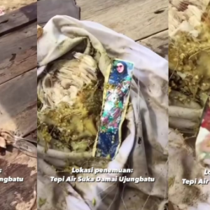 Jumpa Bungkusan Kain Diikat Macam Pocong, dalam Ada Gambar Wanita Dicucuk Jarum