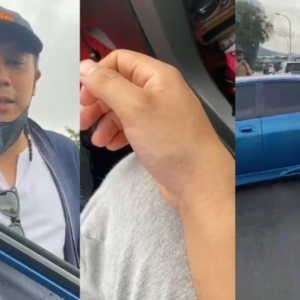 Wartawan mStar Patah Tangan Kereta Berpusing Terbabas, Asfan Shah Datang Tolong