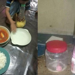 Beli Sardin Dengan Beras Hasil Cucu Longkang Rumah Jiran, Tapi Masih Tak Cukup Beli Susu Anak