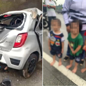 Axia Remuk Wanita Dan 3 Kanak-Kanak Nahas Di Rawang Bypass, Polis Masih Tunggu Laporan