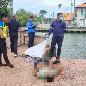 Mayat Lelaki OKU Terapung Di Sungai Melaka