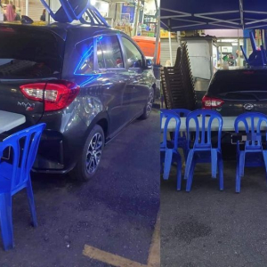 King Of The Road, Myvi ‘Ditundukkan’ Peniaga Restoran Bolot Parkir