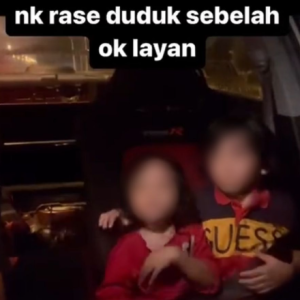 Bapa Dikecam Bawa Kereta Laju, Siap Rakam- Anak-Anak Langsung Tak Pakai Seat Belt