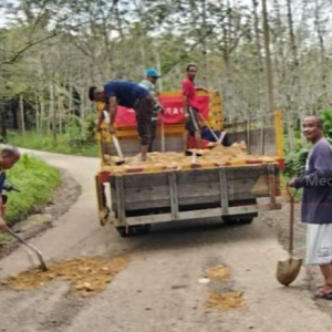 Dah Letih Penduduk Jerantut Buat Aduan Jalan Berlubang, Langsung Tak Ada Tindakan! Tampal Sendiri Jelah