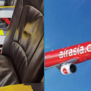 AirAsia Akui Kerusi Penuh Pelekat Kuning Sebab Kekurangan Barang Gantian