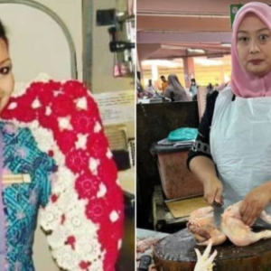 Dulu Pramugari Sekarang Jual Ayam Di Pasar Basah, Make-Up Tetap Tak Tanggal