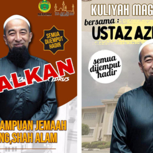 JAIS Batal Kuliah Ustaz Azhar Idrus Sebab Tiada Tauliah Mengajar Agama Di Selangor