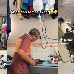 Anak Risau Bapa Penat Selepas Viral Hadkan Jumlah Tempahan Tukang Jahit Otai