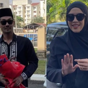 Hadir Ke Mahkamah Untuk Proses JKP, Farid Kamil Bawa Sejambak Ros Dan Cincin Sempena Anniversary Ke-11 Untuk Pujuk Diana Danielle