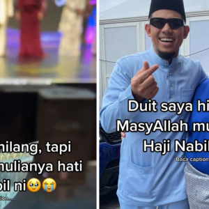 'Saya Hilang RM50, Baiknya Allah Dia Hantar Nabil Ganti RM100'