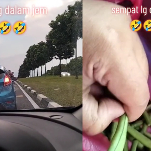 Dekat Pukul 7 Belum Sampai Rumah, Wanita 'Siang' Sayur Dalam Kereta Takut Lewat Masak Untuk Berbuka