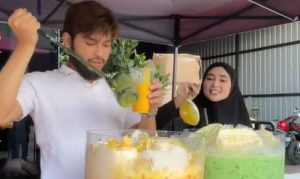 Wawa Zainal Dan Aeril Zafrel Dipuji Beri Air Balang Percuma Sepanjang Ramadan